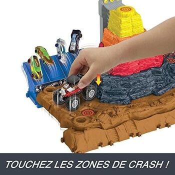 Mattel - réf : HNB96 - Hot Wheels - Monster Trucks Bone Shaker - Coffret Arène de démolition - A partir de 4 ans 4