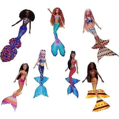 Mattel - ref: HLX18 - Disney - The Little Mermaid - Box 7 Mermaid Sisters