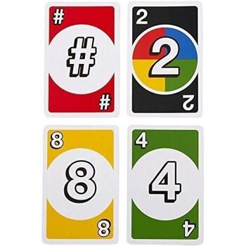 Mattel - réf : FRM36 - Jeu de cartes DOS de UNO, 108 cartes avec boîte en métal colorée, 2 à 10 joueurs - Individuellement ou par équipes. Dès 7 ans. 2