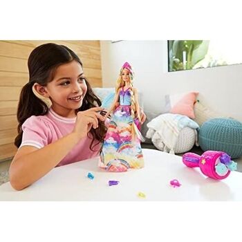 Mattel - réf : GTG00 - Barbie - Coffret Barbie Dreamtopia - Poupée Princesse Tresses Magiques  2