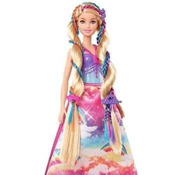 Mattel - réf : GTG00 - Barbie - Coffret Barbie Dreamtopia - Poupée Princesse Tresses Magiques  5