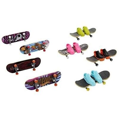 Mattel – Ref: HMY19 – Hot Wheels Skateboard – Tony Hawk Fingerskate 8-Deck-Set