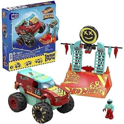 Mattel - Ref: HNG53 - Hot Wheels Mega Building Toy - Extreme Race Demo Derby