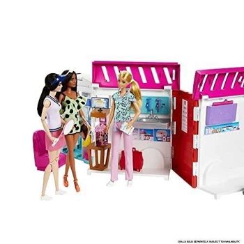 Mattel - réf : HKT79 - Barbie - Coffret Véhicule Médical avec ambulance et clinique - Poupée Mannequin - 3 ans et + 9