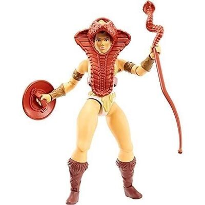 Mattel - réf : GNN91 - He-Man et les Maîtres de l’Univers Origins, figurine articulée Teela, 14 cm