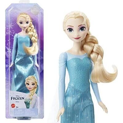 Mattel – Ref: HLW47 – Disney Frozen – Frozen 1 – Elsa-Puppe mit Kleidung und Accessoires – Figur