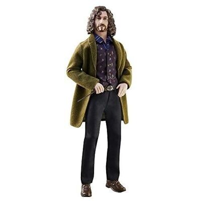 Mattel - ref: HCJ34 - Harry Potter - Muñeco Sirius Black - Muñeco Articulado - Disfraz y Varita Mágica - 25 cm