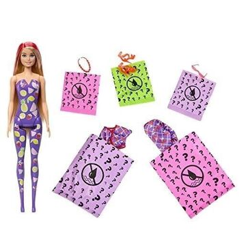 Mattel - réf : HJX49 - Barbie - Barbie Color Reveal  Sweet Fruit - Poupée Mannequin 4