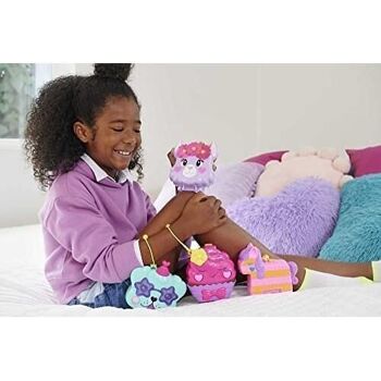 Mattel - réf : HKV33 - Polly Pocket - Mini-Univers Coffret Aventures Du Lama avec 2 mini-figurines Et 13 accessoires 2