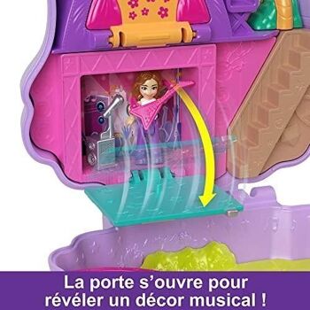 Mattel - réf : HKV33 - Polly Pocket - Mini-Univers Coffret Aventures Du Lama avec 2 mini-figurines Et 13 accessoires 5