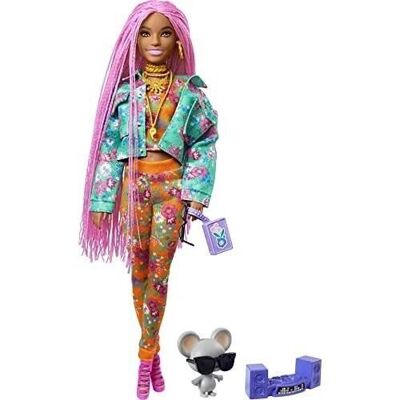 Mattel - réf : GXF09 - Barbie - Poupée Barbie Extra
