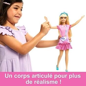 Mattel - réf : HLL19 - Barbie - Ma Première Barbie - Ma Première Barbie - Poupée Malibu blonde - Poupée mannequin 34 cm 5