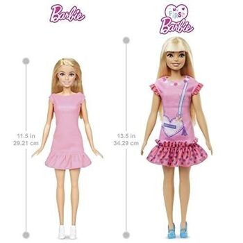 Mattel - réf : HLL19 - Barbie - Ma Première Barbie - Ma Première Barbie - Poupée Malibu blonde - Poupée mannequin 34 cm 7