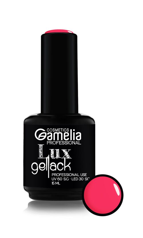 Amelia esmatle de uñas gel Lux Gellack 15 ml rojo coral