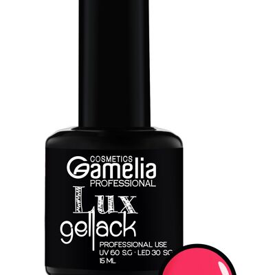 Amelia esmatle de uñas gel Lux Gellack 15 ml rojo coral