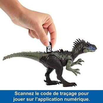 Mattel - réf : HLP15 - Jurassic World - Figurine articulée Dryptosaurus - Rugissement Féroce avec Son et Attaque, Taille Moyenne 5
