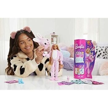 Mattel - réf : HHG19 - Barbie - Poupée Cutie Reveal - Poupée avec costume de lapin  2