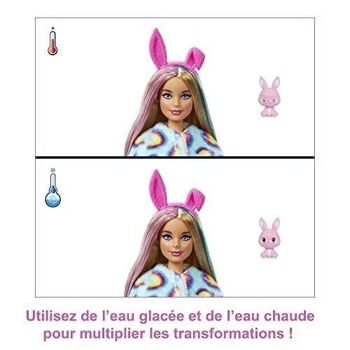 Mattel - réf : HHG19 - Barbie - Poupée Cutie Reveal - Poupée avec costume de lapin  3
