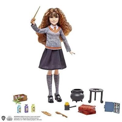 Mattel - réf : HHH65 - Harry Potter - Coffret Hermione Potions - Poupée articulée 