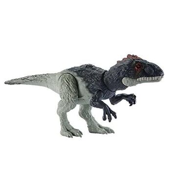 Mattel - réf : HLP17 - Jurassic World - Figurine dinosaure articulée Eocarcharia-  Rugissement Féroce avec Son et Attaque - Taille Moyenne 1