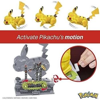 Mattel - réf : HGC23 - MEGA Pokémon - Pikachu en mouvement - Jouet de construction - 1095 pièces - 12 ans et plus 2
