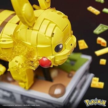 Mattel - réf : HGC23 - MEGA Pokémon - Pikachu en mouvement - Jouet de construction - 1095 pièces - 12 ans et plus 5