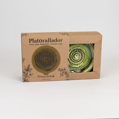 Plato de cerámica rallador de verduras / Con caja, AMAZONAS