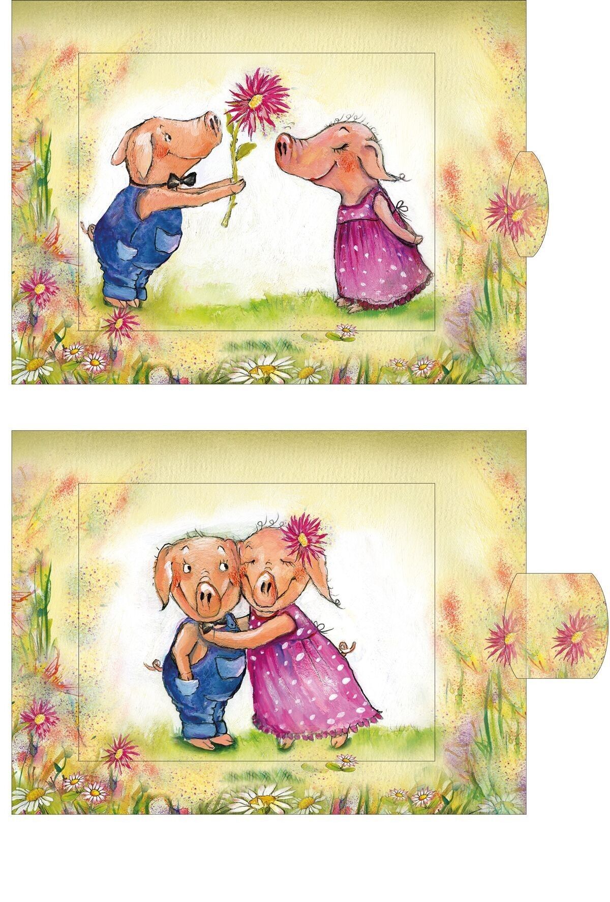 Carta vivente "Piggy"