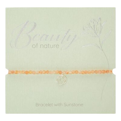 Bracelet-"Beauty of nature"-sun stone