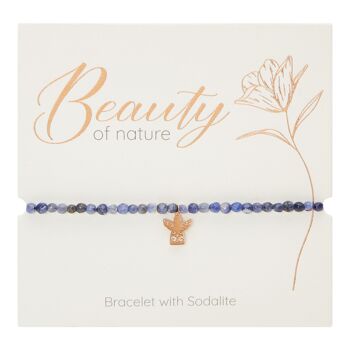 Bracelet-"Beauté de la nature"-sodalite 1