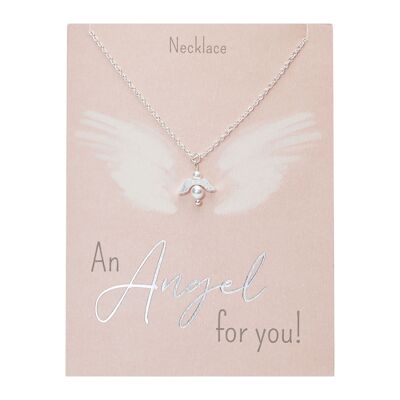 Necklace-"An Angel for you"-silver pl.