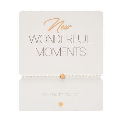 Bracelet-"New Wonderful Moments"-flower-rose gold