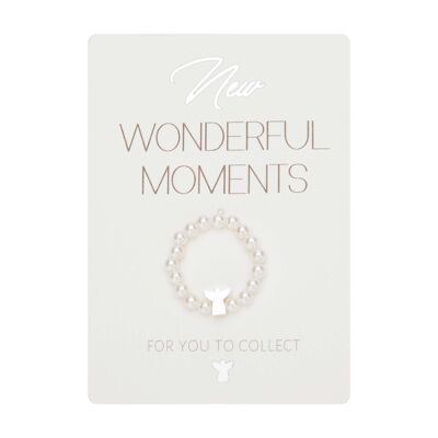 Ring-"New Wonderful Moments"-angel-silver pl.