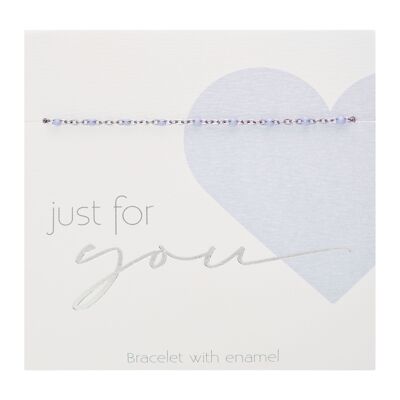 Bracelet-"Just for you"-lilac 606867