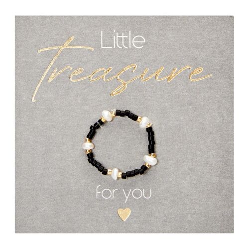 Ring-"Little Treasure"-black 607043