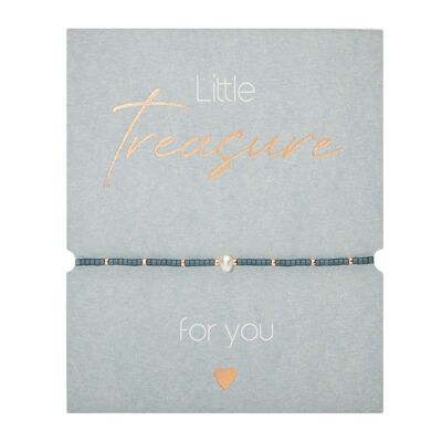 Bracelet-"Little Treasure"-petrol