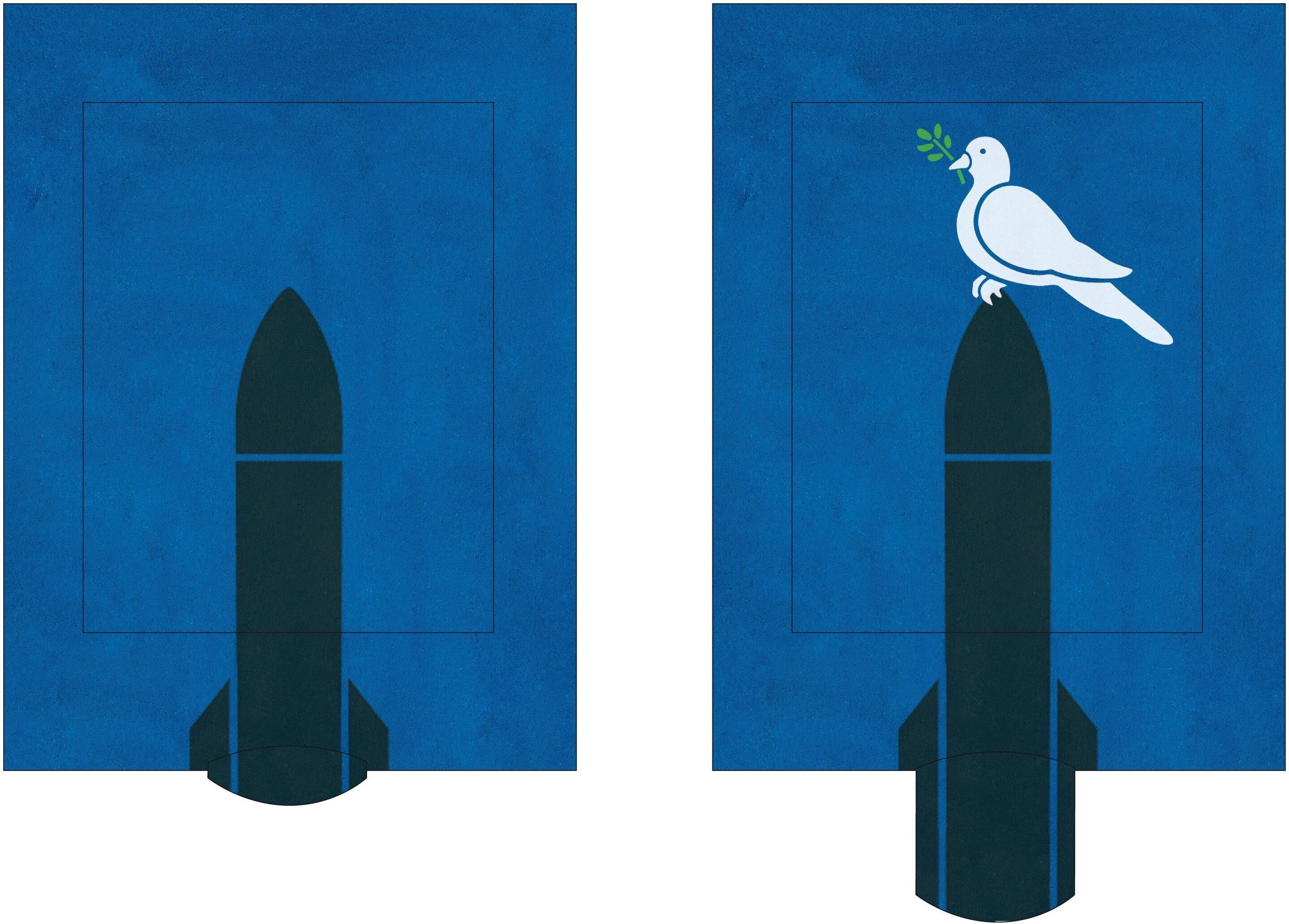 Tarjeta viva "paloma"