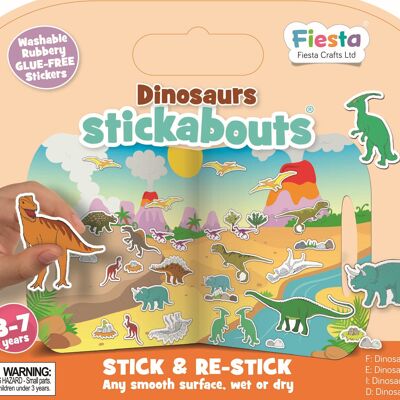 Dinosaurios Stickabouts