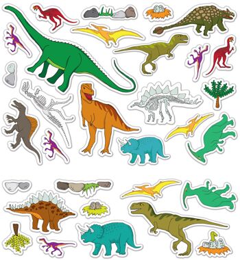 Dinosaures Stickabouts 4