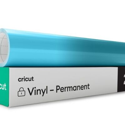 Kaltaktiviertes, farbveränderndes Vinyl – Permanent, Hellblau – Türkis