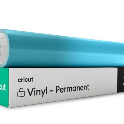 Vinyl with Cold Activated Color - Permanent, Turquoise - Light Blue