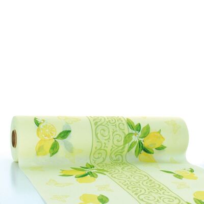 Table runner Nancy in cream from Linclass® Airlaid 40 cm x 24 m, 1 piece