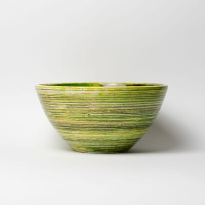 Ensaladera de ceramica Ø21cm 1,5L / Verde AMAZONAS