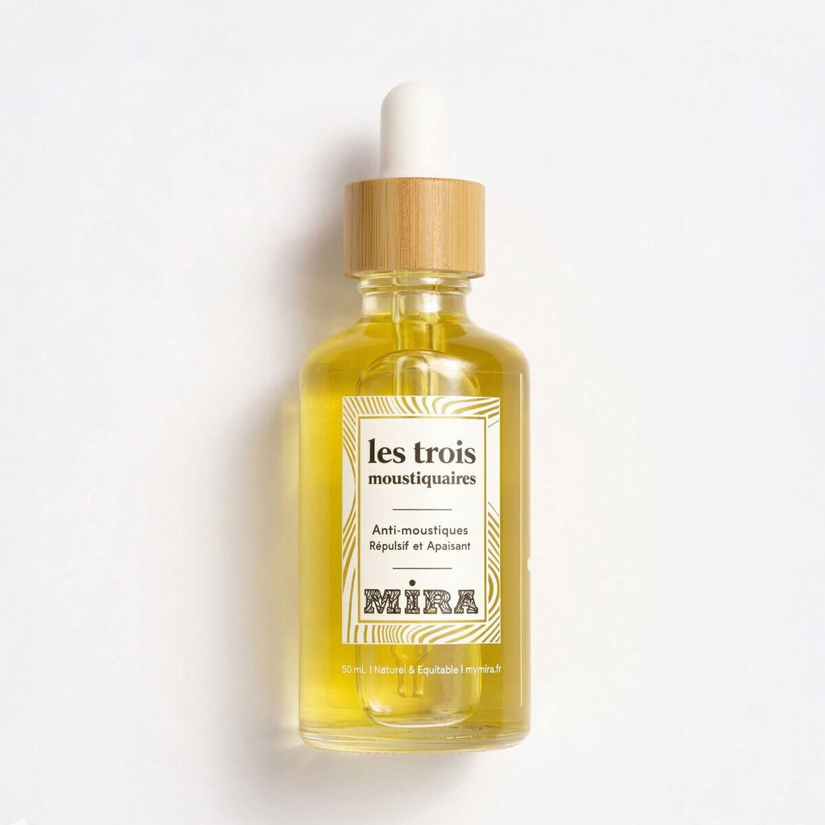 Repellent and soothing - ANTI-MOSQUITOES - The 3 mosquito nets - Anti-mosquito oil with essential oil of geranium, lemongrass and niaouli - Fresh scent, non-greasy finish - 50 ml