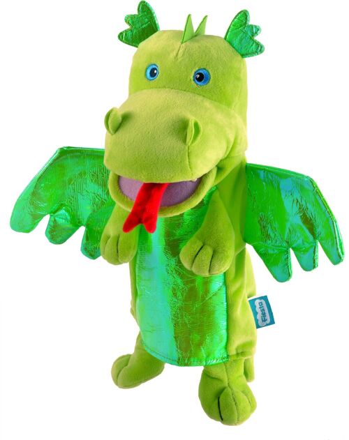 Green Dragon hand puppet