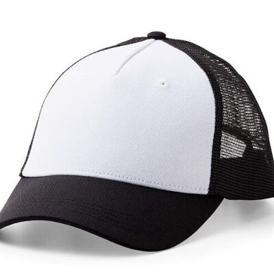 Cricut Trucker Hat, Black/White (1 count)