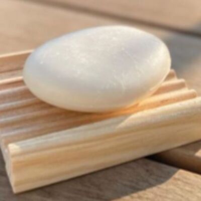 Wooden soap dish