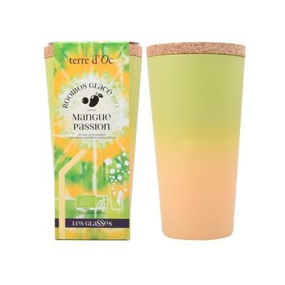 Bio-Eis Rooibos mit Mangogeschmack 1 Glas & 8 XXL (4g) Teebeutel