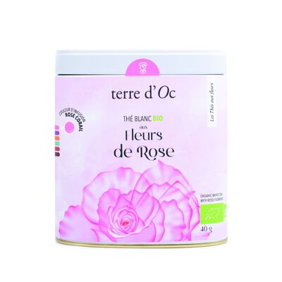 Weißer Bio-Tee mit Rosenblüten 40g