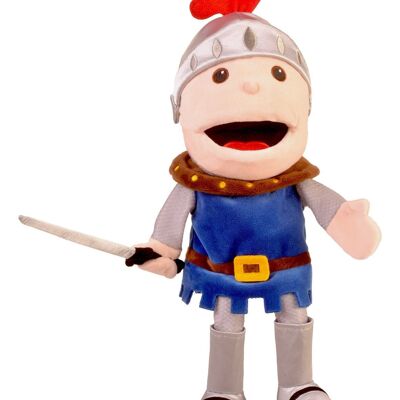 Knight moving mouth hand puppet